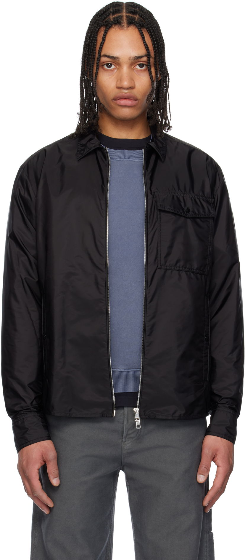 Vjetrovka Moncler Moncler Archivio Zip-Up Jacket Crna | K10912F00017539ZD