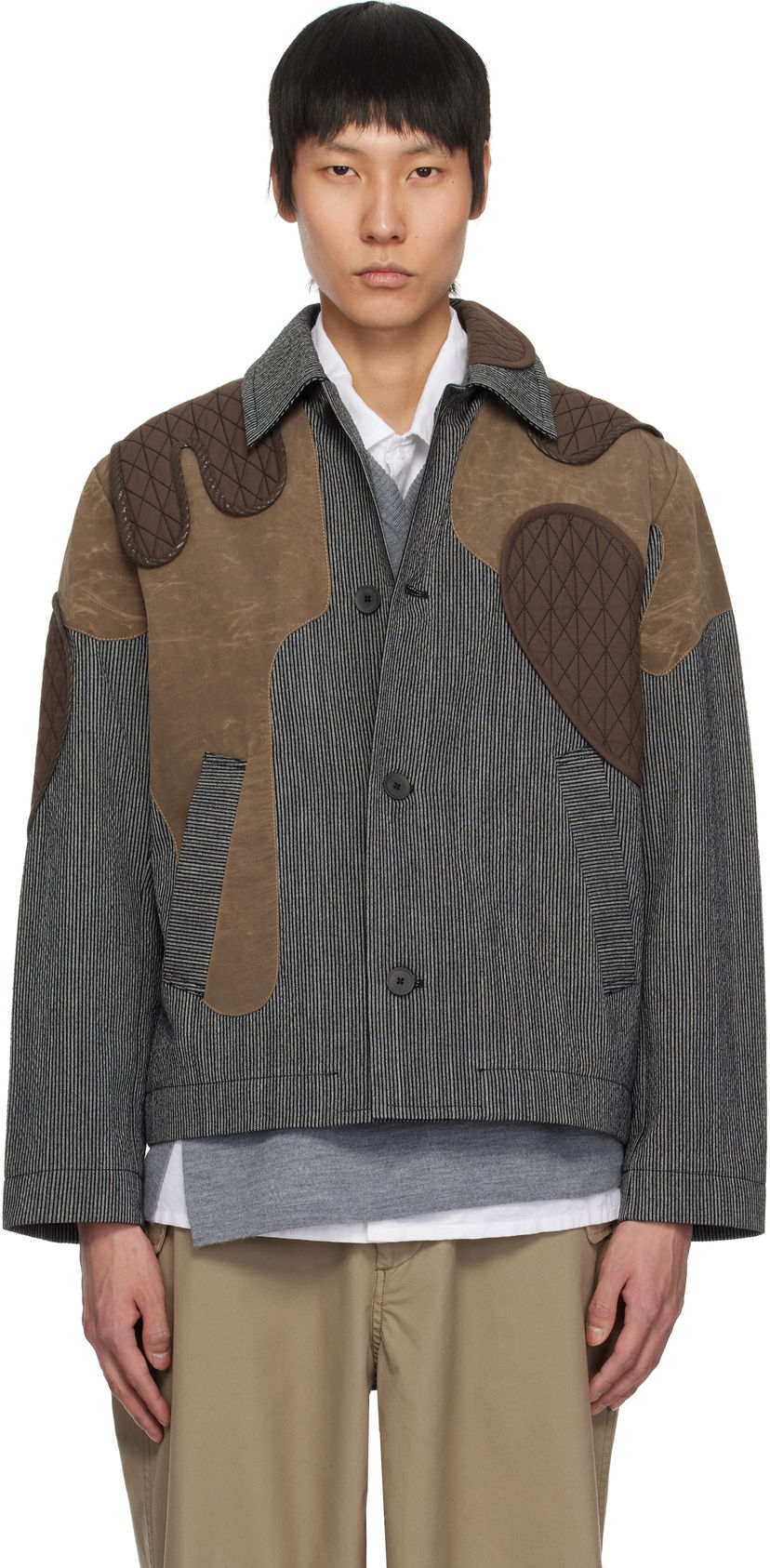 Jakna Craig Green Craig Green Utility Patch Jacket Smeđa | CGSS25CWOJKT83