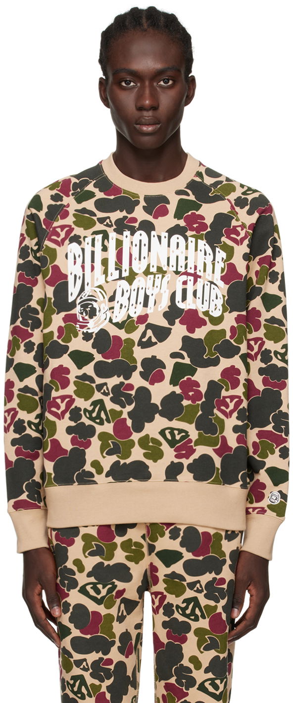 Dukserice BILLIONAIRE BOYS CLUB Printed Sweatshirt Zelena | B23450