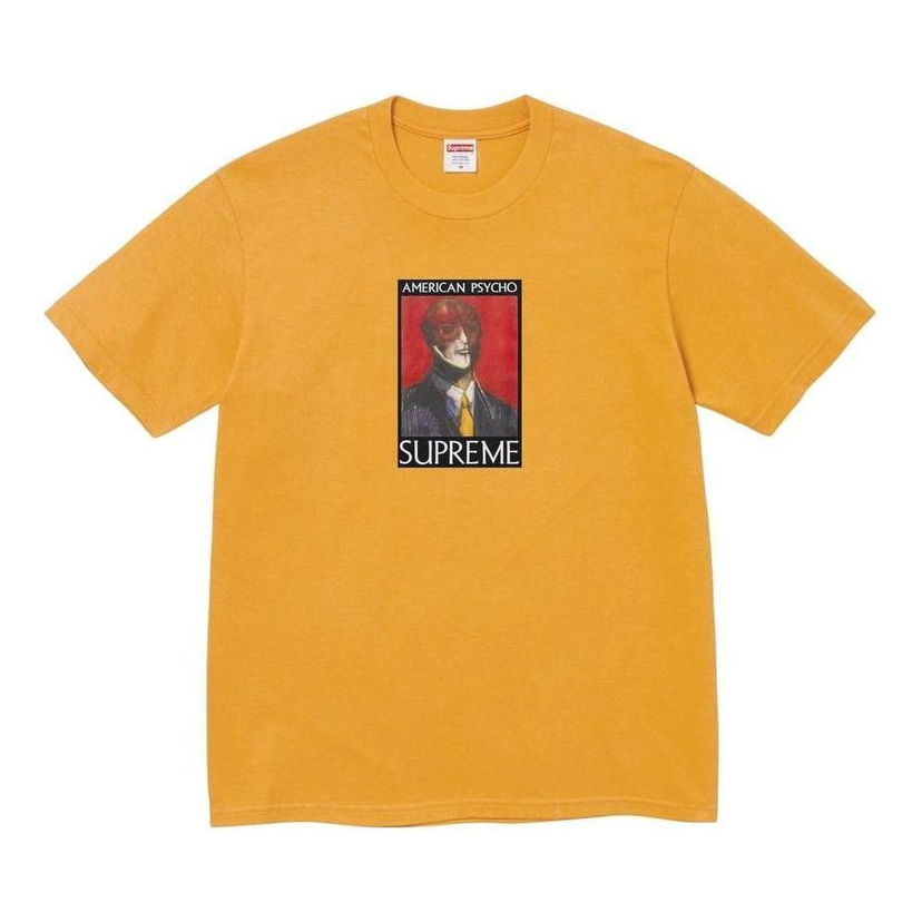 Majica kratkih rukava Supreme American Psycho Graphic Print T-Shirt Žuta | SUP-FW23-131