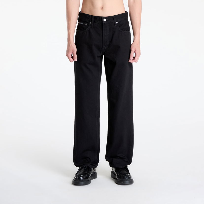 Jeans CALVIN KLEIN Calvin Klein Jeans 90'S Straight Jeans W34/L32 Crna | LV040EM720 JW4
