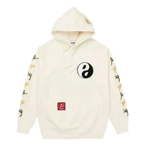 Dukserice Palace Palace High Kick Graphic Print Hoodie Bijela | P20CS063