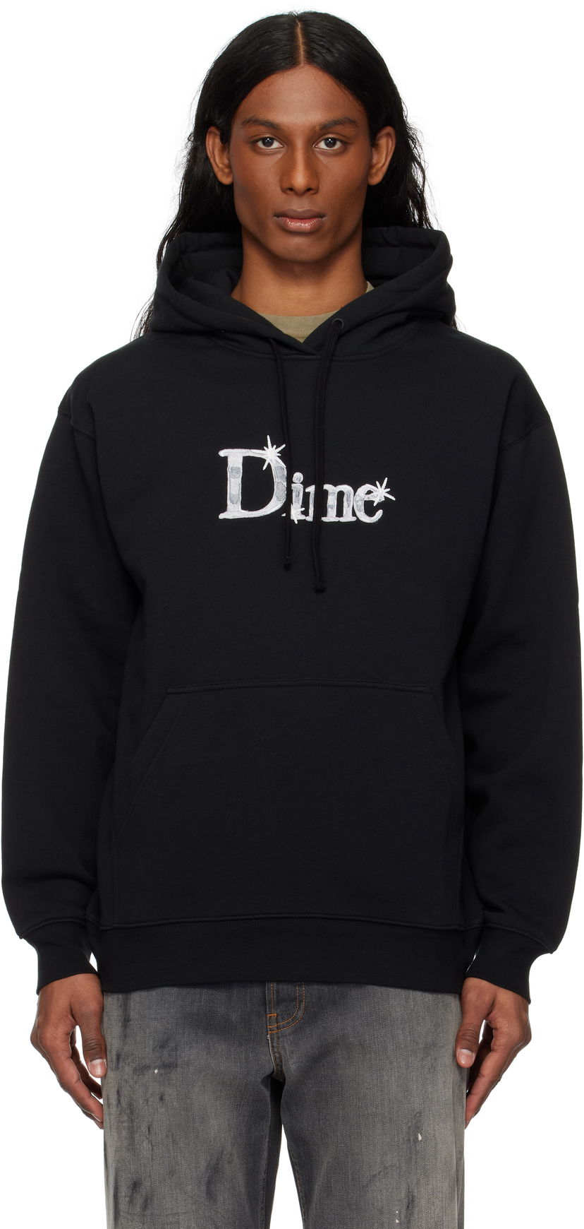 Dukserice Dime Shiny Classic Hoodie Crna | DIME2SP2545BLK