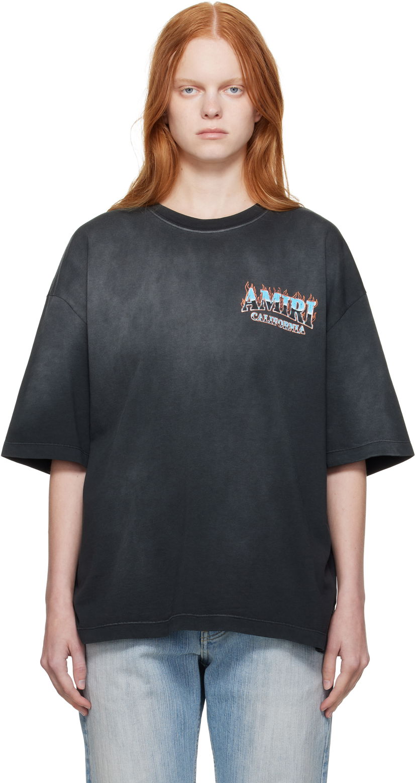 Majica kratkih rukava AMIRI AMIRI 'AMIRI' Sunny Place Oversized T-Shirt Crna | AWJYTE1069