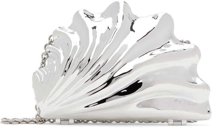 Ručna torbica JW Anderson JW Anderson Shell Clutch Metalik | HB0735-FA0456