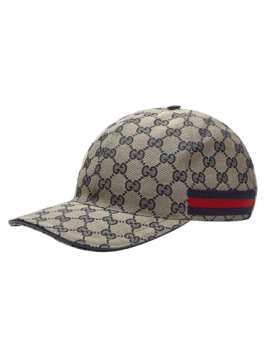 Kapa Gucci GG Jacquard Baseball Cap Navy Siva | 696845-4HAQQ-4068