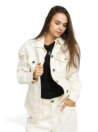 Jakna Urban Classics Oversized Shirt Jacket Bež | TB4366 cream