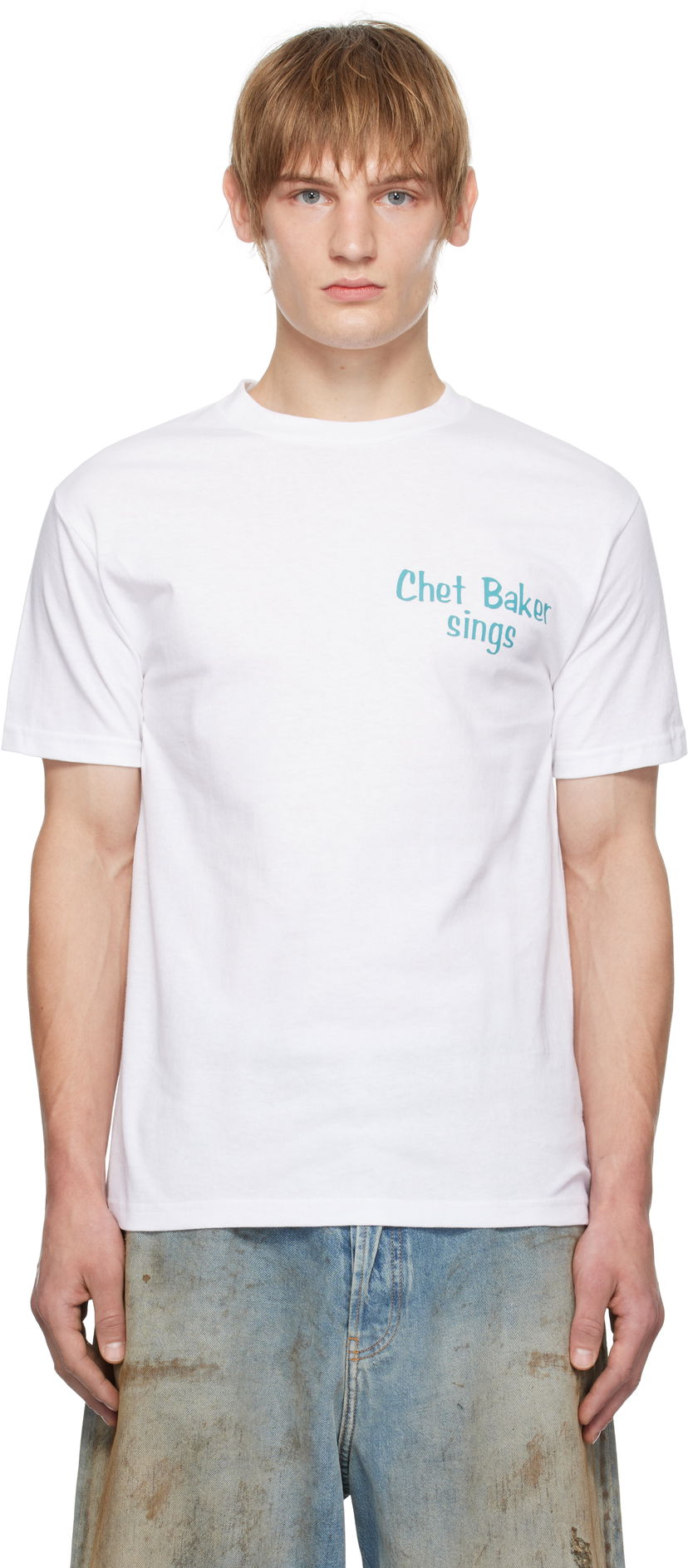 Majica kratkih rukava WACKO MARIA 'Chet Baker' Print T-Shirt Bijela | CHETBAKER-WM-TEE01