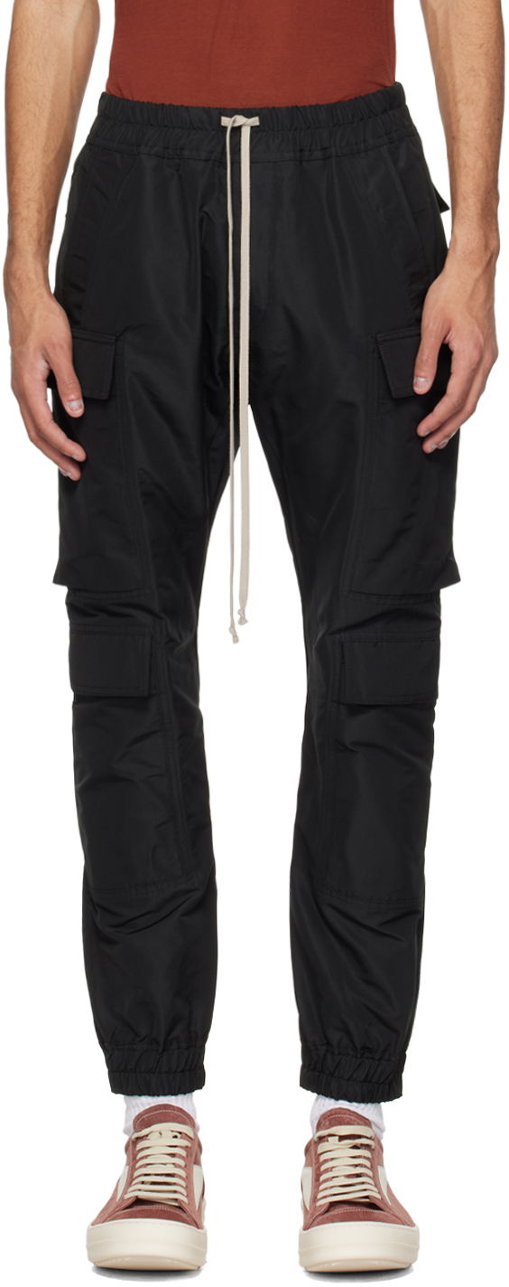 Cargo hlače Rick Owens Mastodon Cargo Pants Crna | RU01D3337 FK