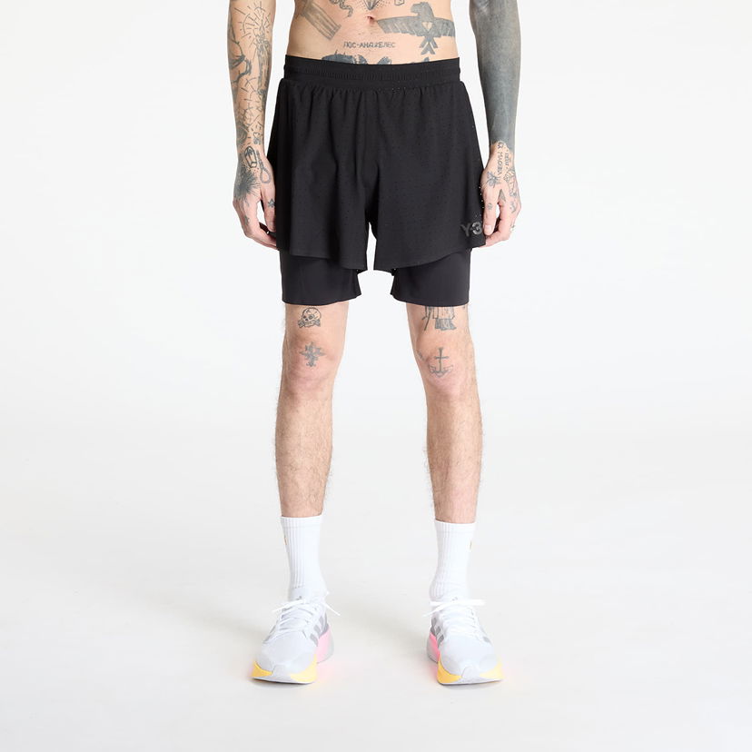 Kratke hlače Y-3 Y-3 Running Shorts with Tights Crna | JV7326