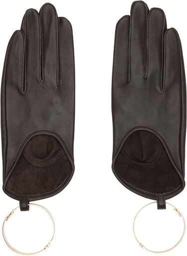 Rukavice sacai sacai Leather Bangle Gloves Smeđa | 25-08253, 0