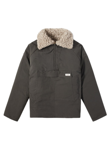 Jakna Nanushka Louka Chunky Sherpa Half Zip Zelena | NM22PFOW00969