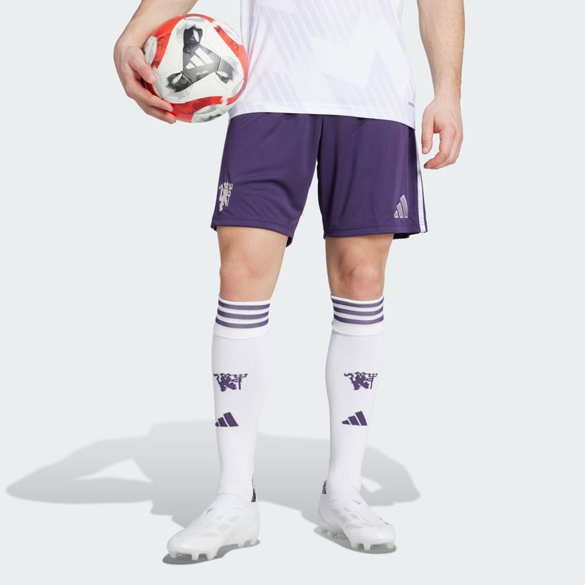 Kratke hlače adidas Performance Manchester United 25/26 Away Shorts Ljubičasta | KA5443