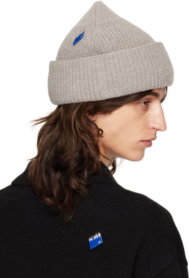 Kapica ADER ERROR Ribbed Knit Beanie Siva | BMSGFYHW0501GR, 2