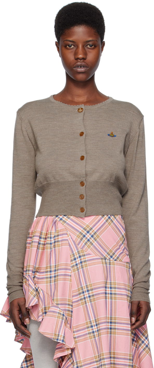 Džemper Vivienne Westwood Bea Cardigan Siva | 1803002U-Y0006-, 0
