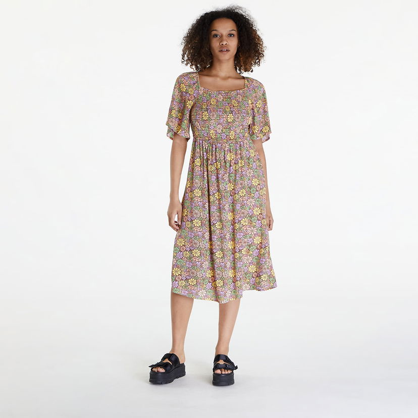 Haljina Roxy Dresses Tropical Sunshine Root Beer All About Sol Mini Bež | ERJWD03774-CQR7