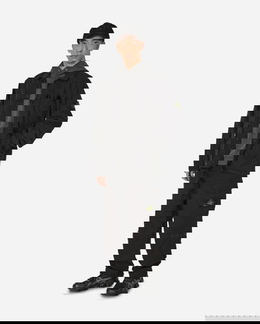 Jakna Stone Island Lino Nylon Tela-TC Field Jacket Crna | 801542330 V0029, 4