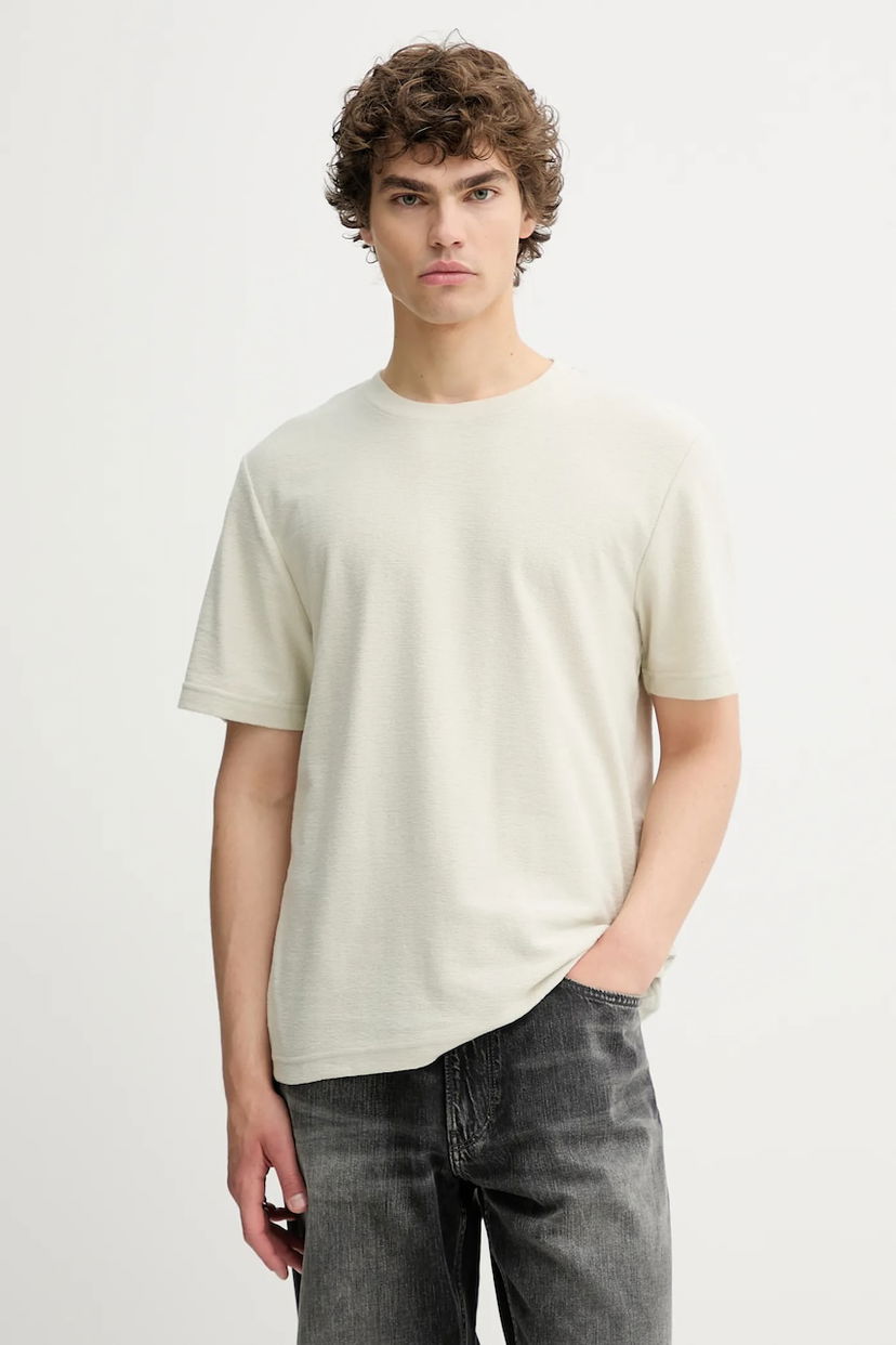 Majica kratkih rukava Samsoe Samsoe Short-sleeved T-Shirt ODIN Bež | M22200041