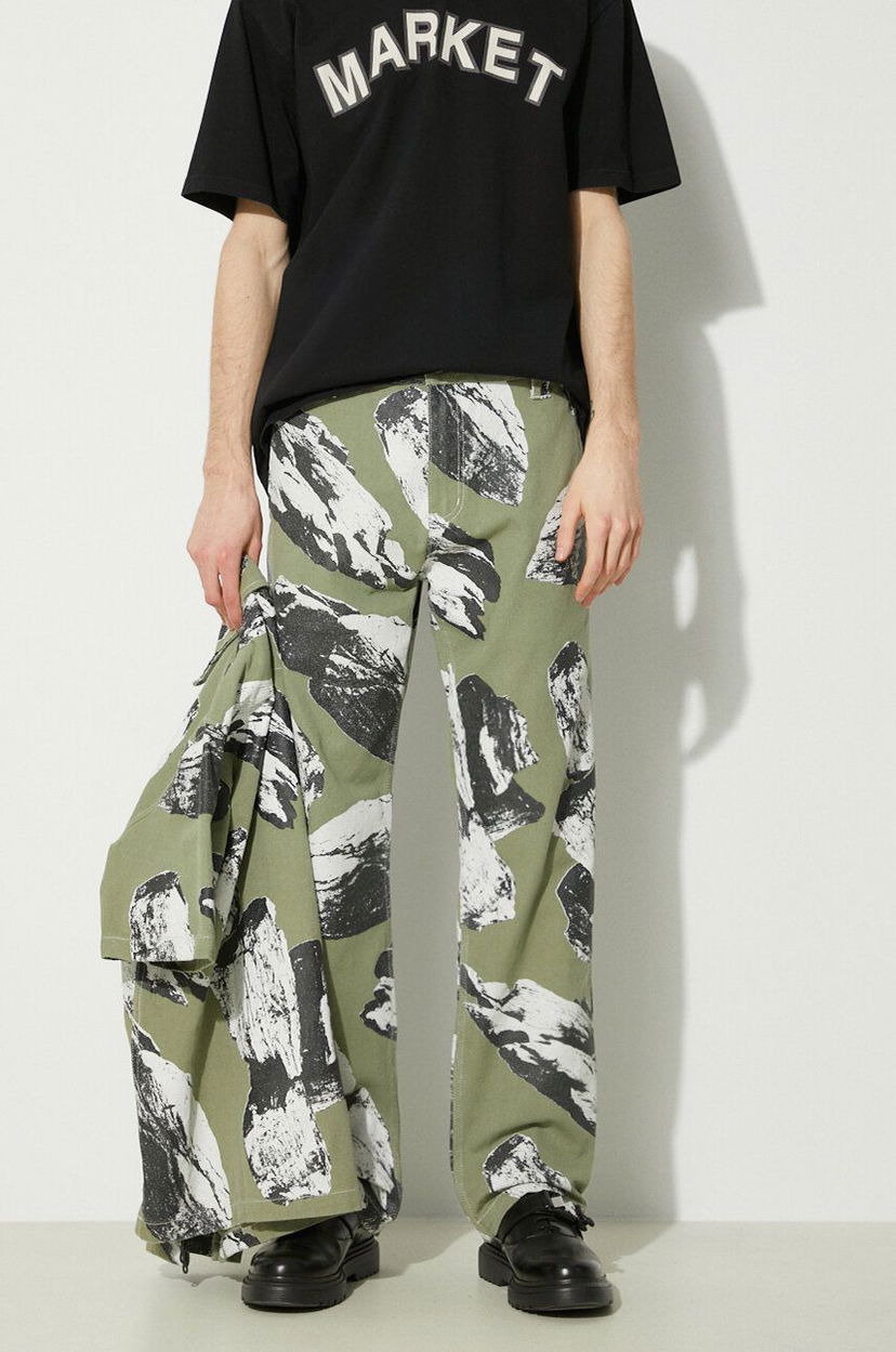 Hlače MARKET Talus Work Pants Zelena | 388001157