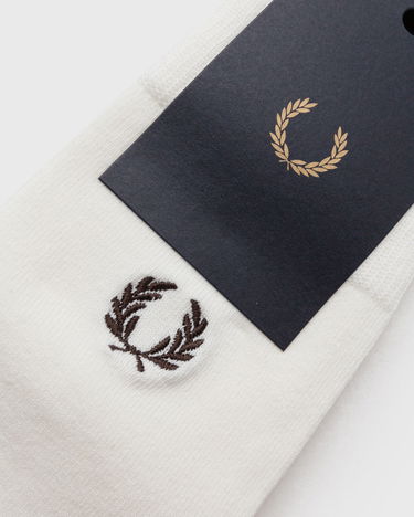 Odjeća i dodaci Fred Perry CLASSIC LAUREL WREATH SOCK Bijela | C7135-560, 2