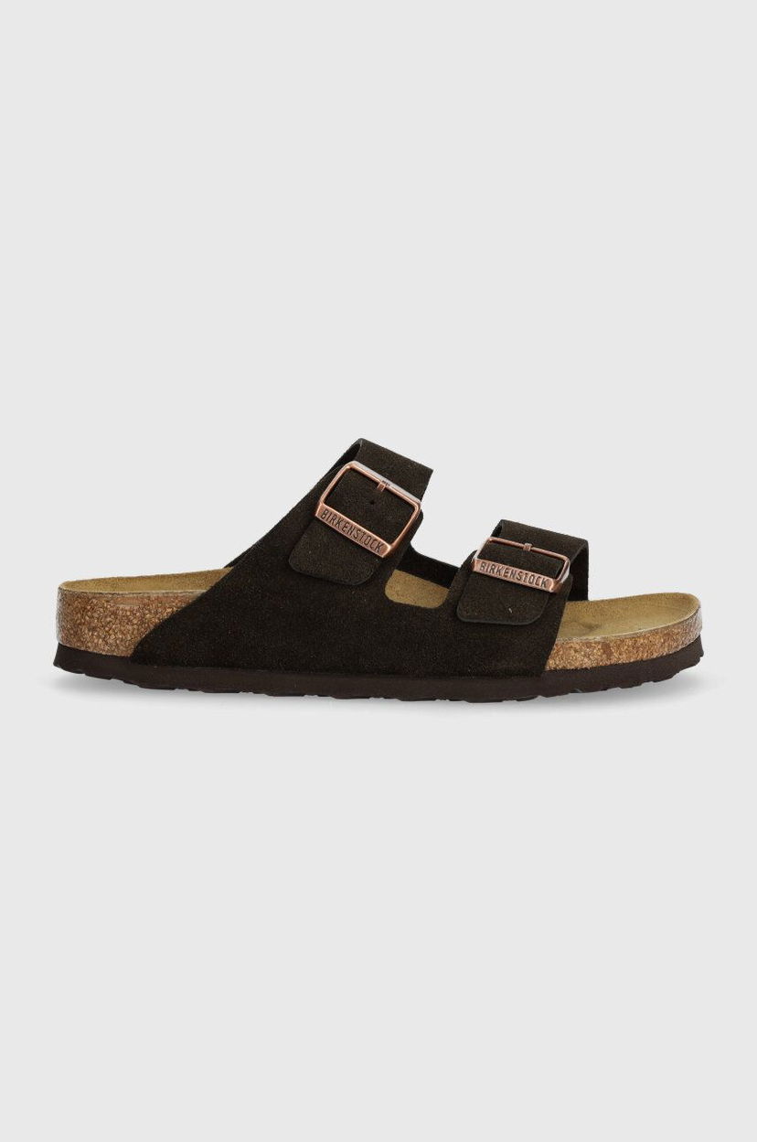 Tenisice i cipele Birkenstock Birkenstock Arizona Suede Slides Smeđa | 1027083