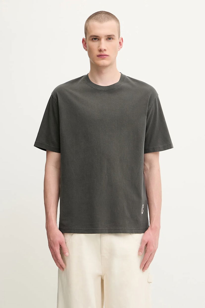 Majica kratkih rukava Samsoe Samsoe Samsoe Samsoe SASWIRL T-Shirt Siva | U25200007