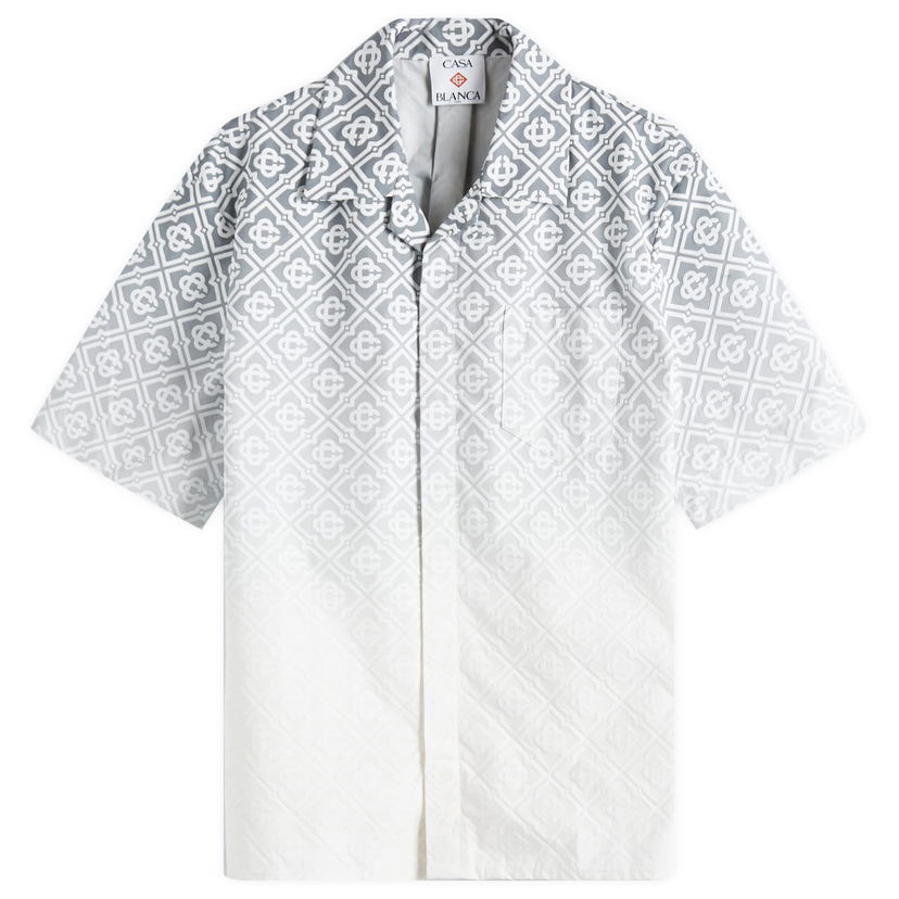 Košulja Casablanca Casablanca Monogram Vacation Shirt, Size Large Siva | U-MPS25-SH-167-01