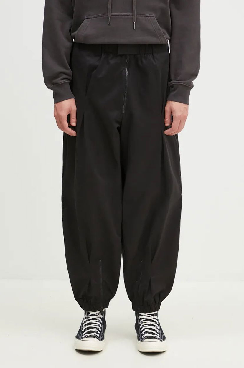 Hlače A-COLD-WALL* Wide Pant Trousers Crna | ACWMB307A