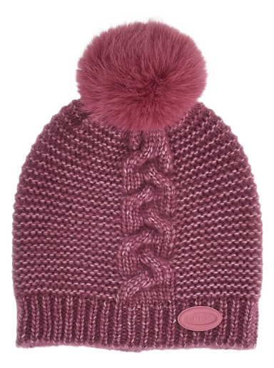 Kapica GUESS Pom-Pom Beanie Tamnocrvena | AW9975WOL01