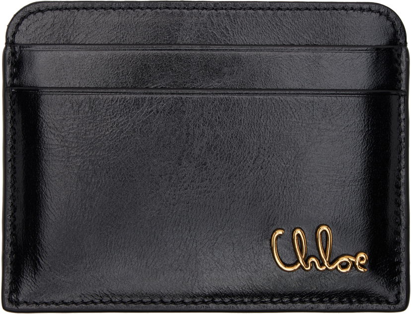 Novčanik CHLOÉ Chloe Iconic Card Holder Crna | CH25SP480O16