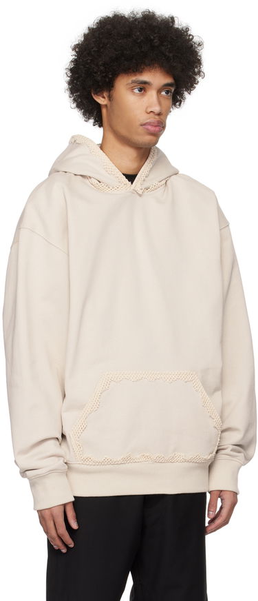 Dukserice HELIOT EMIL Spherical Lace Detail Hoodie Bež | PRESS24_M_08_061_ST18, 1