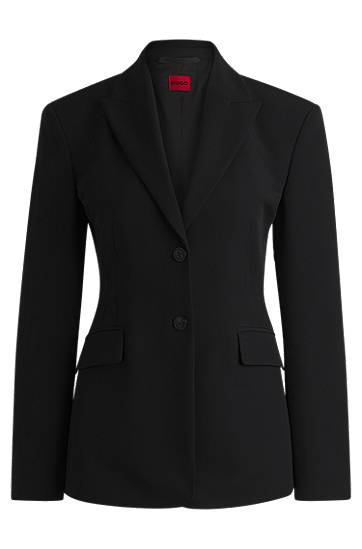 Jakna BOSS Stretch Regular-Fit Blazer Crna | 50533901