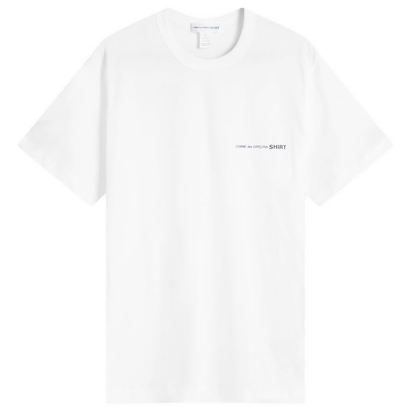 Majica kratkih rukava Comme des Garçons Comme des Garcons SHIRT Logo T-Shirt, Size Small Bijela | FO-T026-051-3