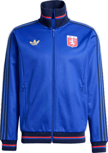Vjetrovka adidas Originals Olympique Lyon 75 Anniversary Track Jacket Plava | jl8078, 0