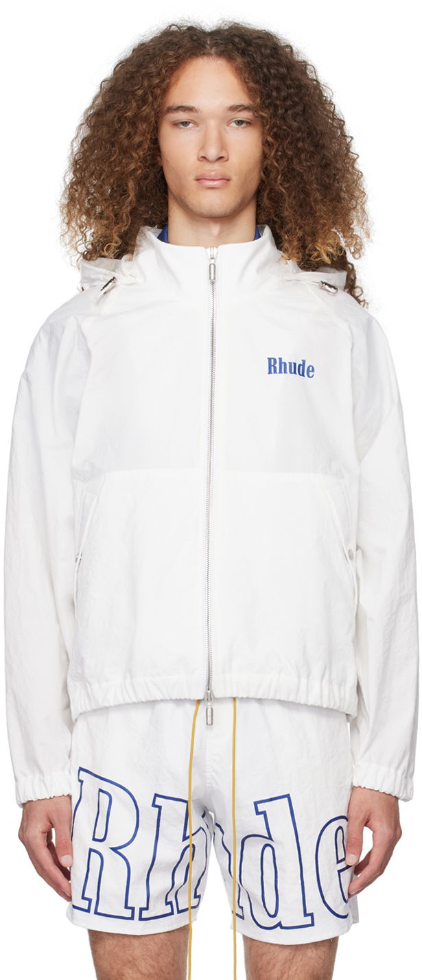 Jakna Rhude Paneled Track Jacket Bijela | RHPS24JA11005302