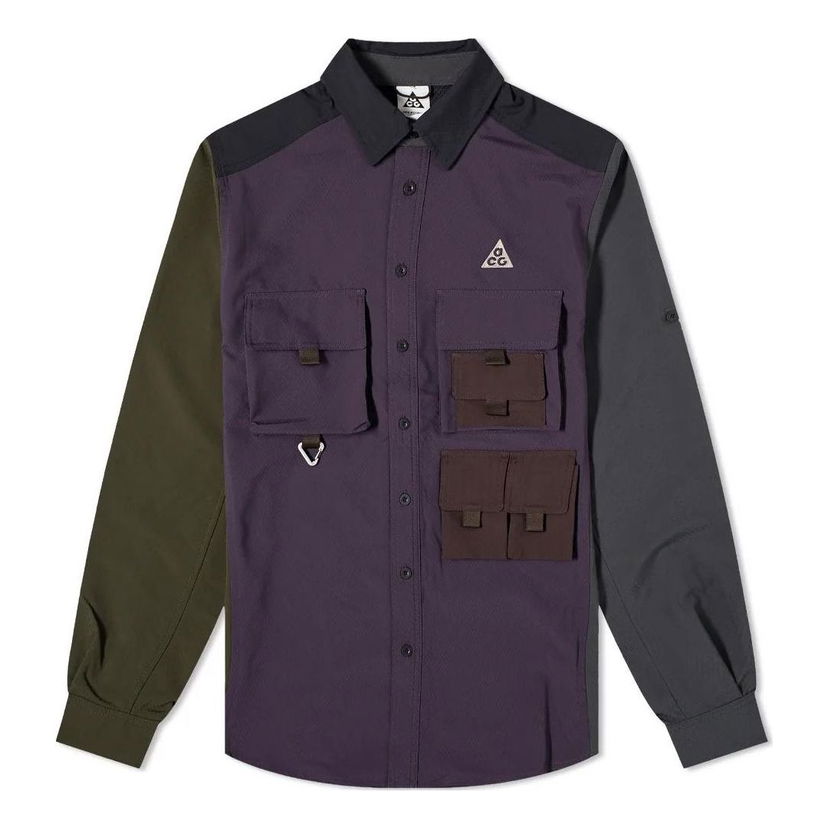 Košulja Nike ACG ACG Cargo Long Sleeve Shirt Ljubičasta | DB1013-070
