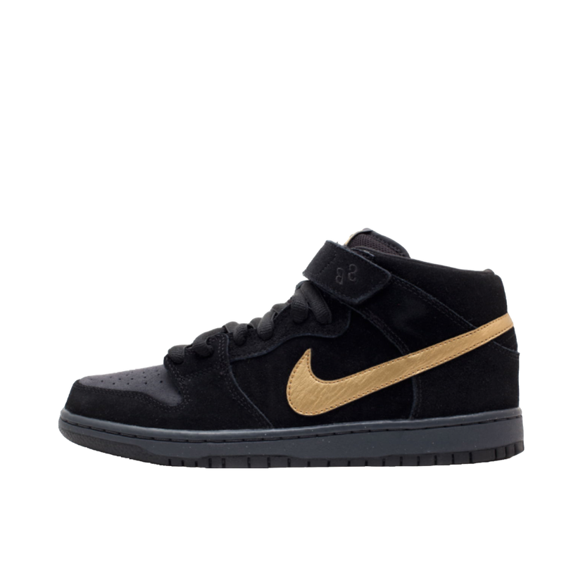 Tenisice i cipele Nike SB SB Dunk Mid Obsidian Metallic Gold Crna | 314383-474