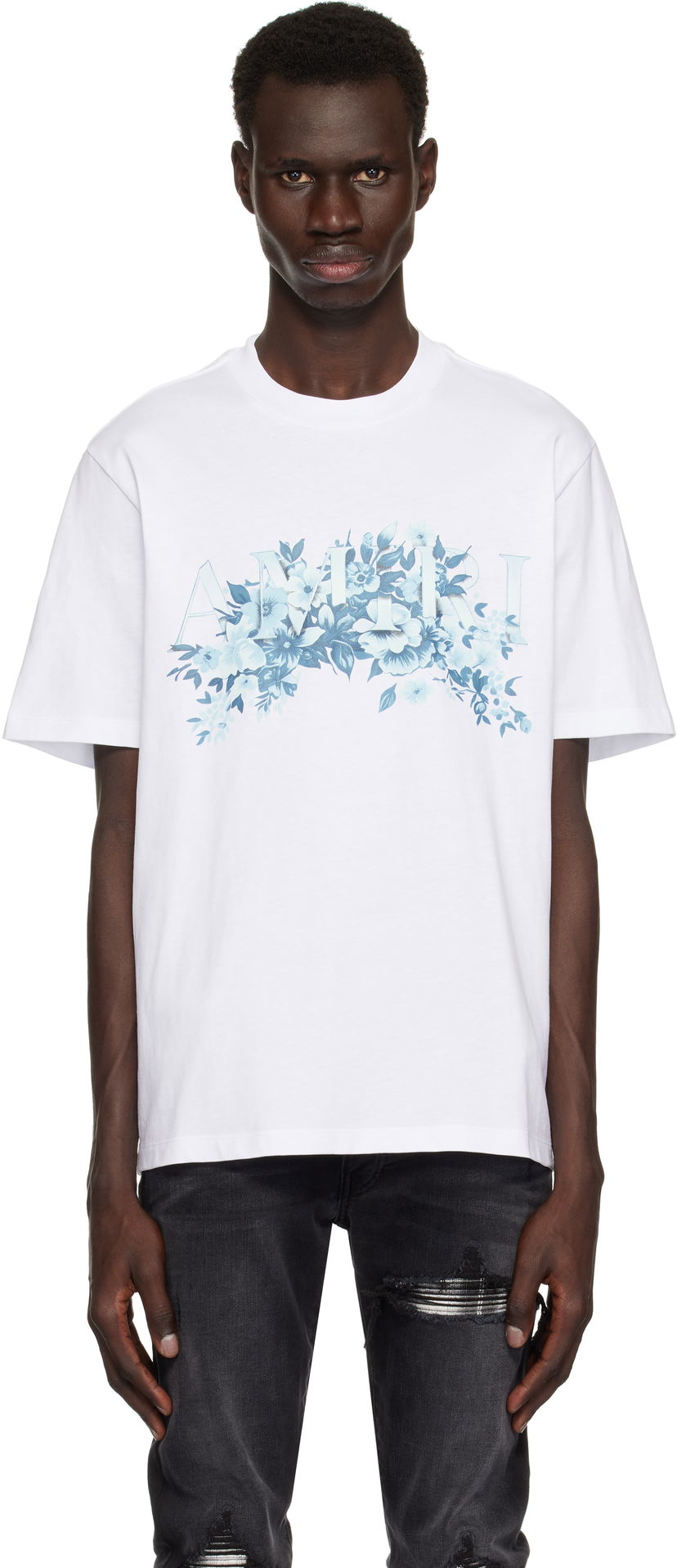 Majica kratkih rukava AMIRI AMIRI 'Amiri' Garden T-Shirt Bijela | AMJYTE1192
