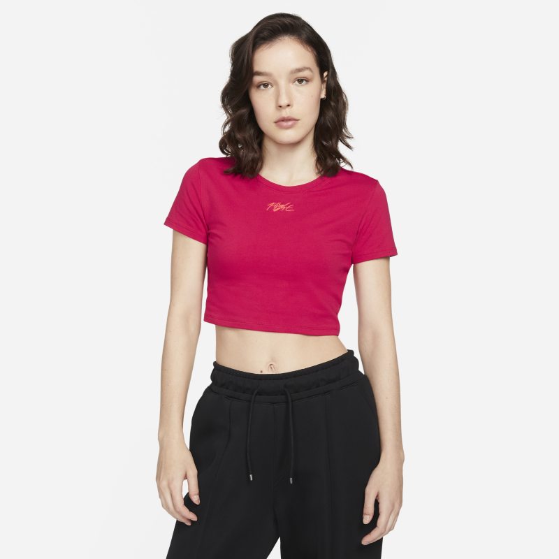 Crop top Jordan Jordan (Her)itage Cropped T-Shirt Ružičasta | DM5250-614