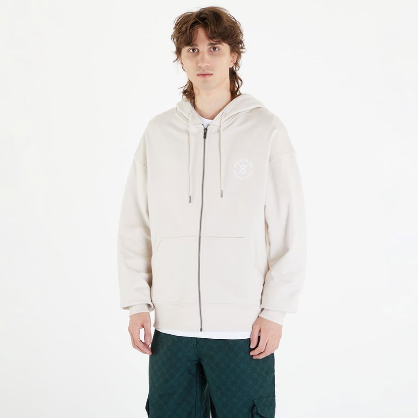 Dukserice DAILY PAPER Circle Zip Hoodie Bež | 2412004