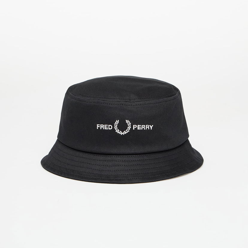 Šešir Fred Perry Fred Perry Twill Bucket Hat Crna | HW9666 102