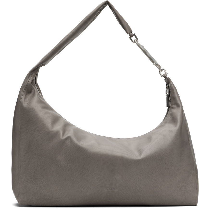 Ručna torbica Rick Owens Rick Owens Cropped Gemini Bag Siva | RA02E0728 LCA