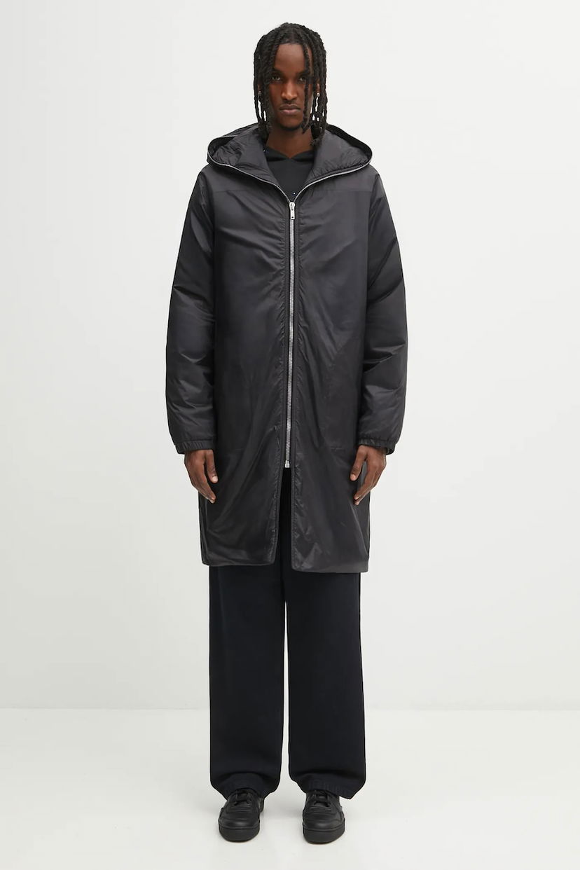 Parka Rick Owens DRKSHDW Sealed Windbreaker Hooded Long Parka Crna | DU02E7973.NP