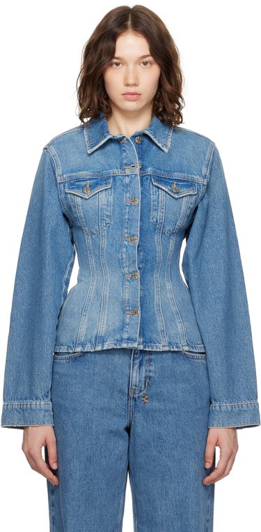 Jakna Ksubi Cinched Crop Tru Vintage Denim Jacket Plava | WPF25JK005, 0