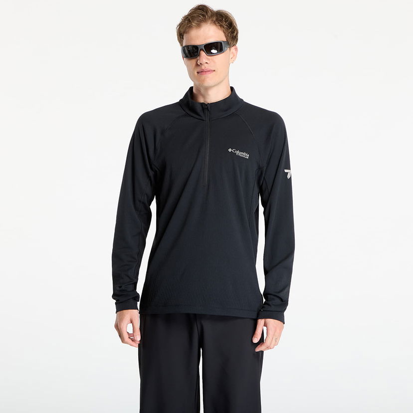 Majica kratkih rukava Columbia DriVenture™ Half Zip Top Crna | 2136961010
