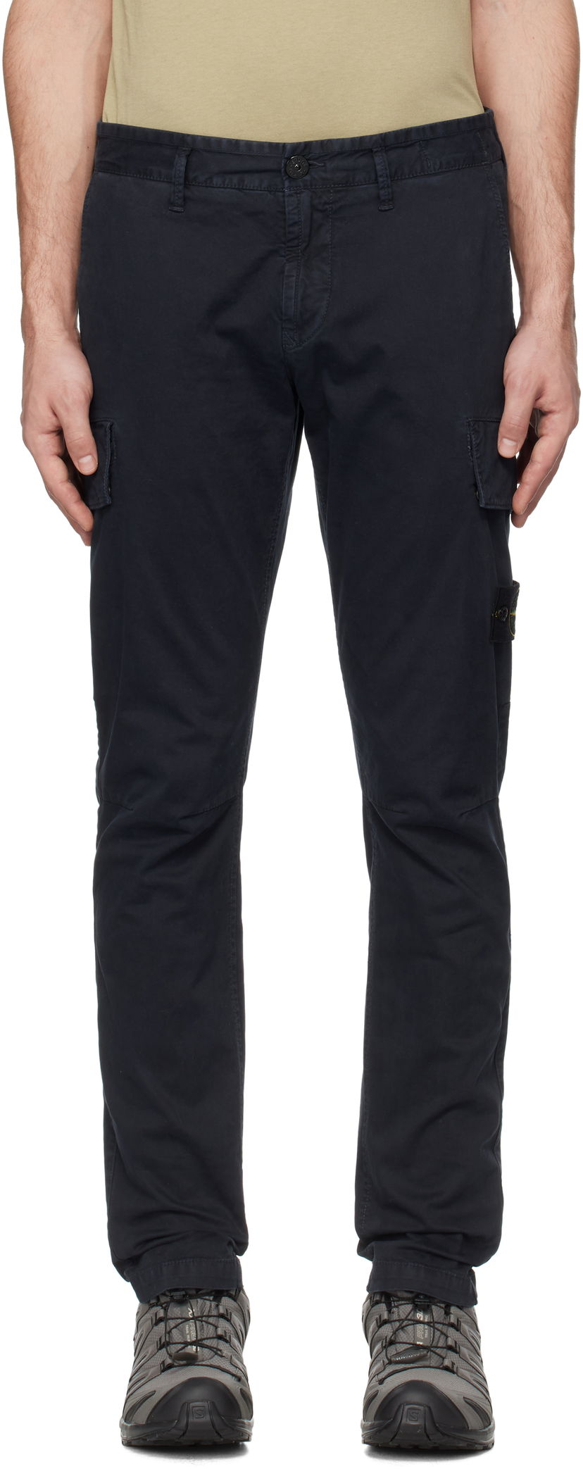 Cargo hlače Stone Island Stone Island 'OLD' Broken Twill Cargo Pants Tamnoplava | K1S153100306S0004
