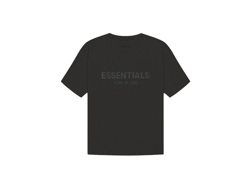 Majica kratkih rukava Fear of God Essentials S21 T-shirt Black Limo Crna | 125SU212060F