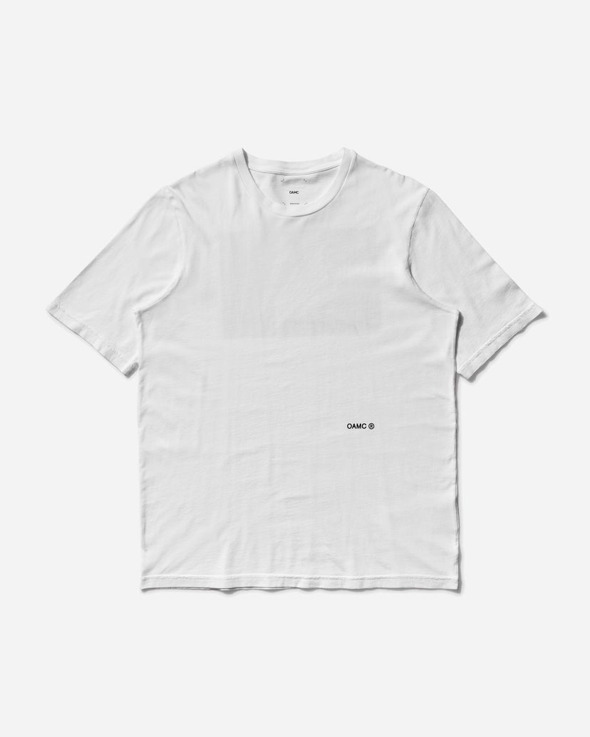 Majica kratkih rukava OAMC Printed T-Shirt Bijela | OA5SMH02DPJE498001 001