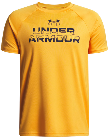 Majica kratkih rukava Under Armour Short Sleeve Tech Split Wordmark T-Shirt Žuta | 1383010-793, 0
