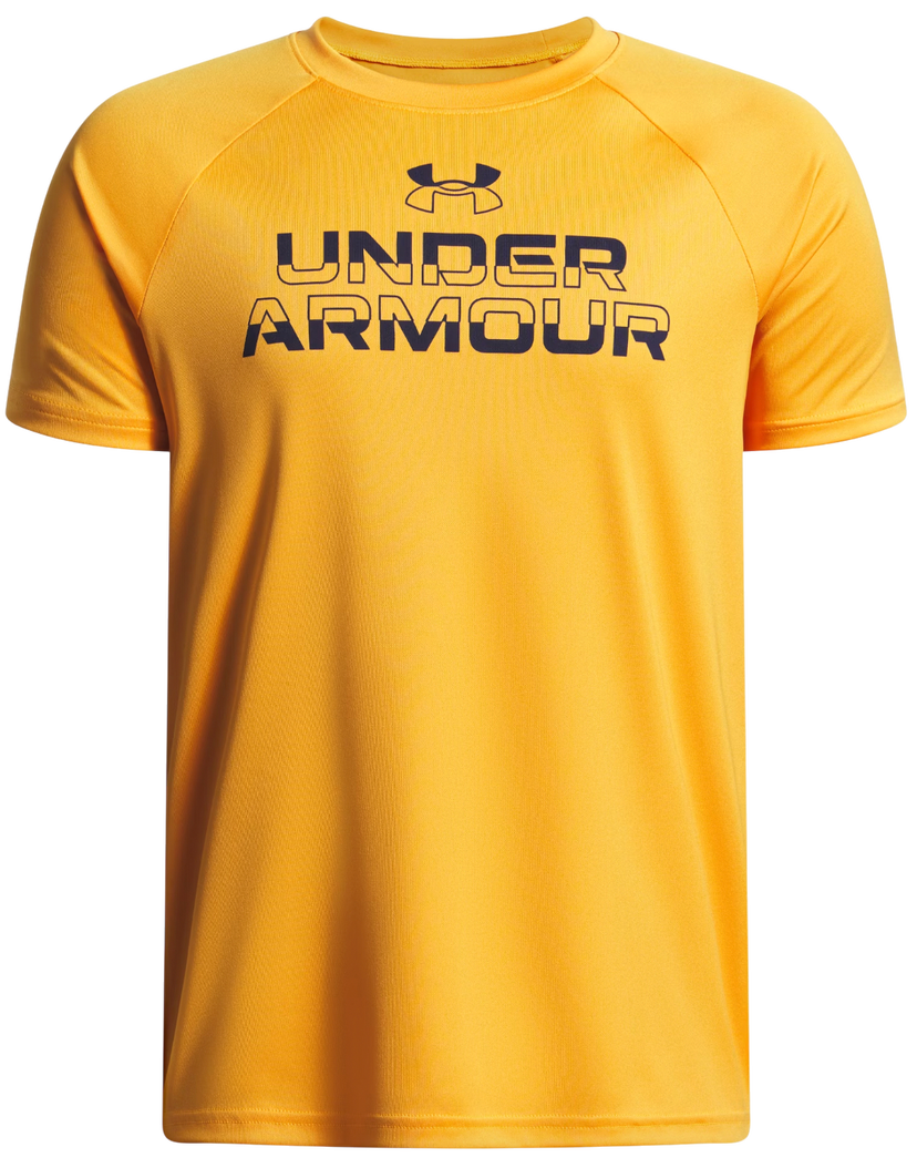 Majica kratkih rukava Under Armour Short Sleeve Tech Split Wordmark T-Shirt Žuta | 1383010-793